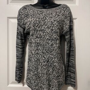 It's Our Time Black and Gray Knit Sweater